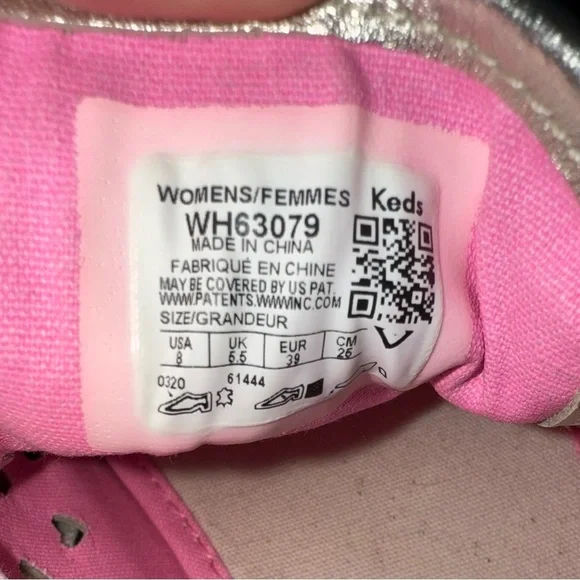 NWOT Keds x Kate Spade New York Kickstart Heart Perf Leather - Picture 5 of 5